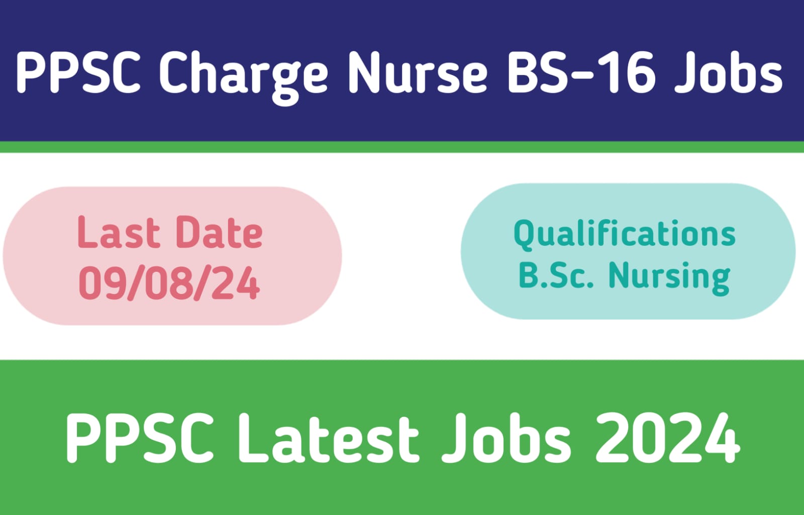 PPSC Charge Nurse Jobs 2024 - PPSC Latest Jobs 2024