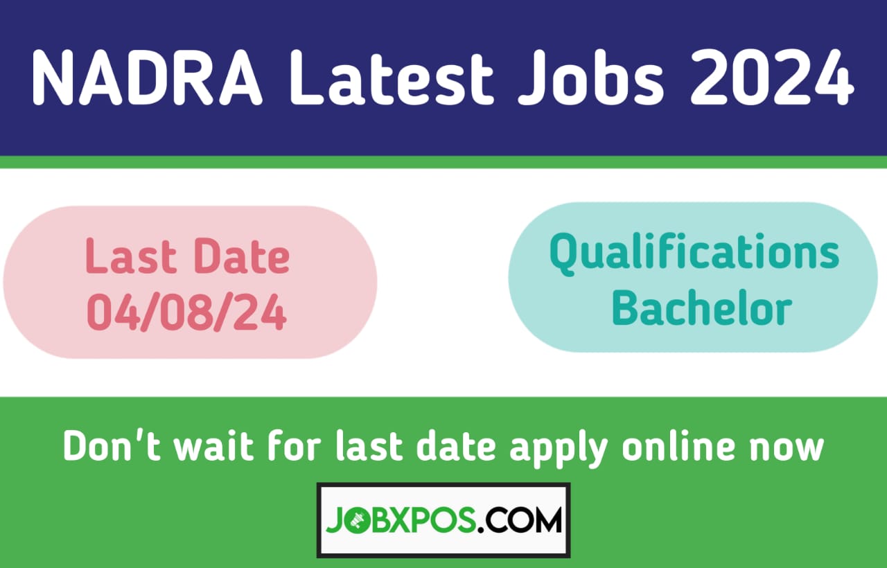 National Database Registration Authority NADRA Jobs 2024